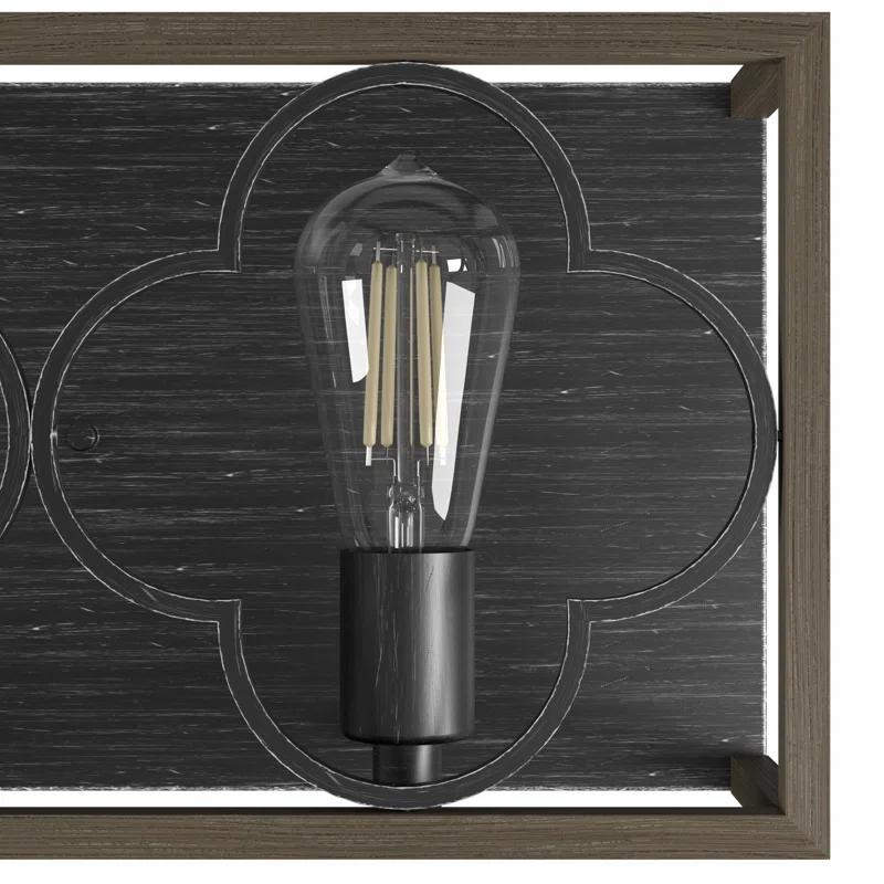 Gablecrest 4 Light  Flush Mount Bathroom Vanity Wall Light Fixture