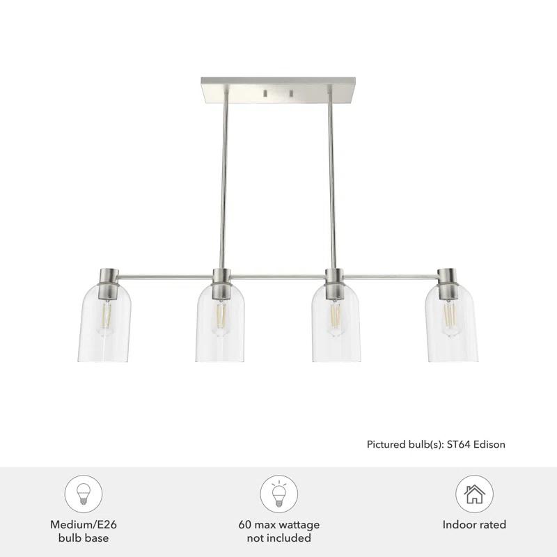 Lochemeade 4 Light Linear Cylinder Pendant