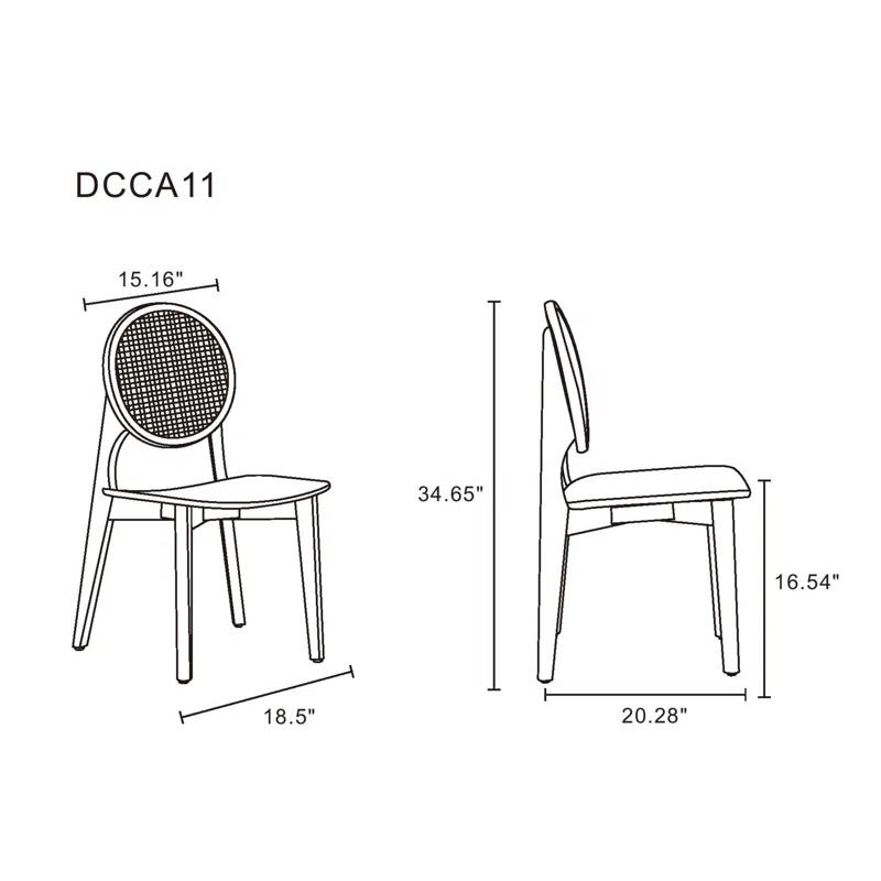 Bora- Bora Solid Wood Side Chair