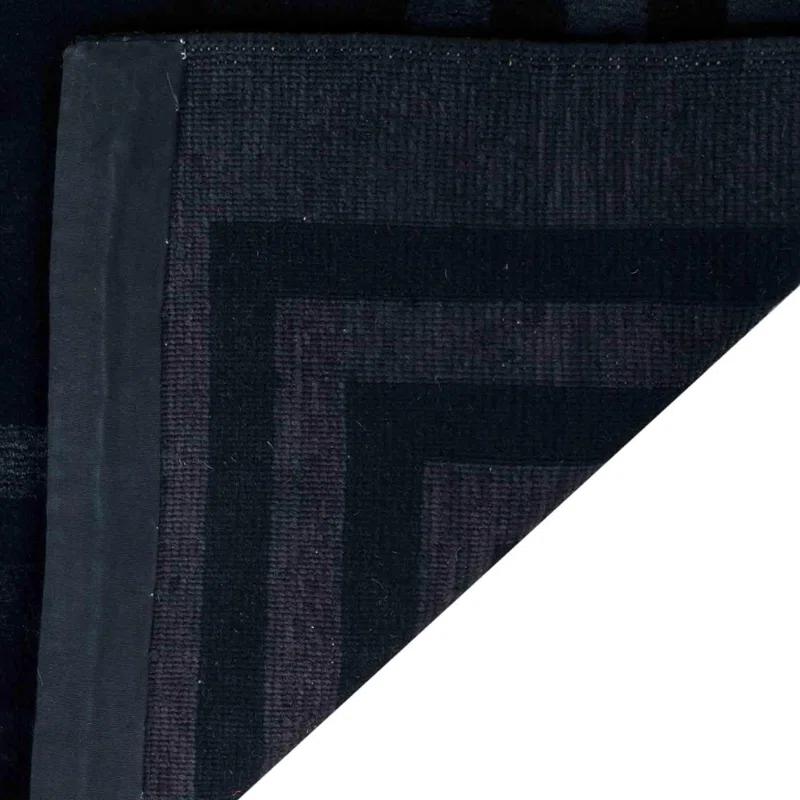 Onyx Hand-Knotted Wool and Viscose 6' x 9' Area Rug