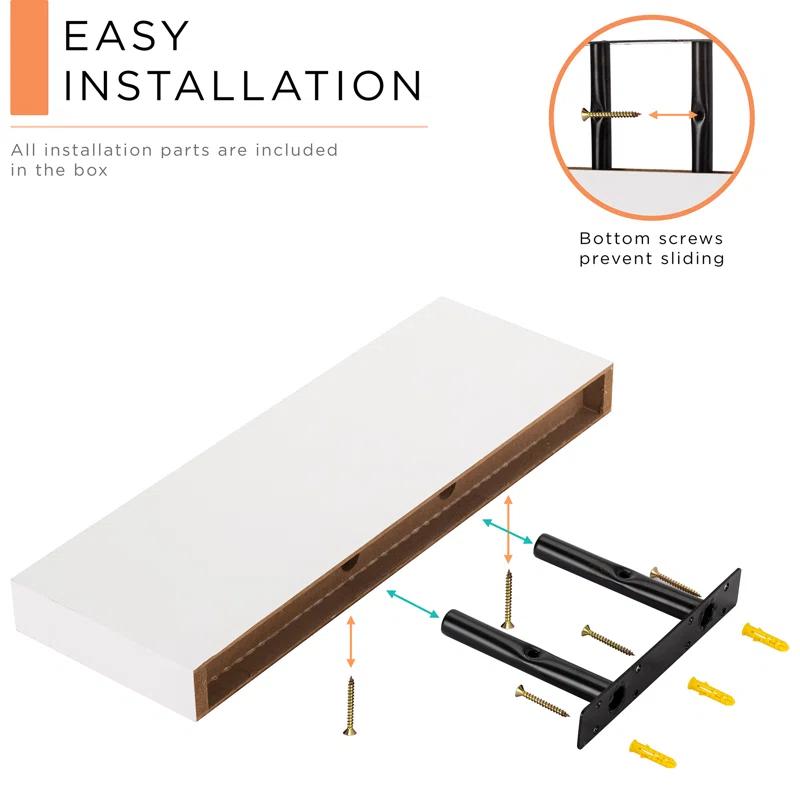 2 Piece Floating Shelf