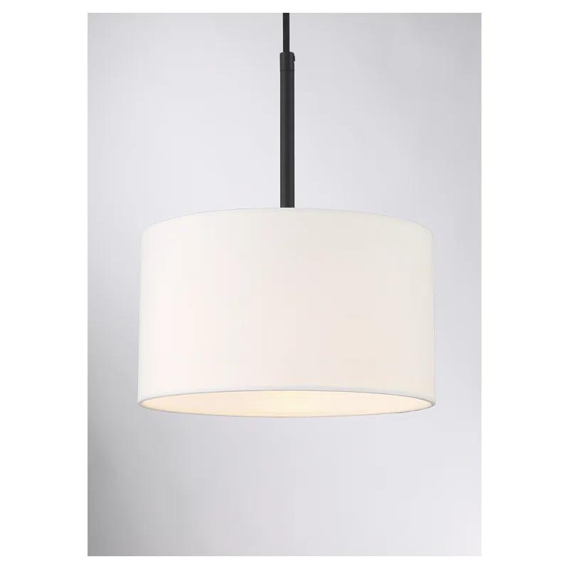 2 - Light Dimmable Drum Chandelier