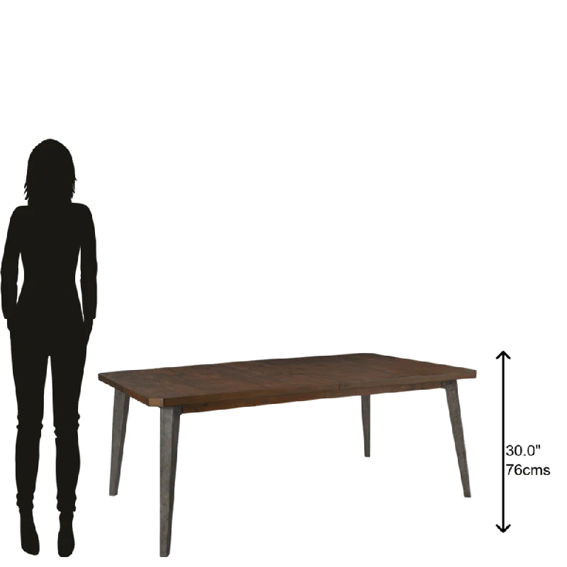 Extendable Solid Wood Top Dining Table