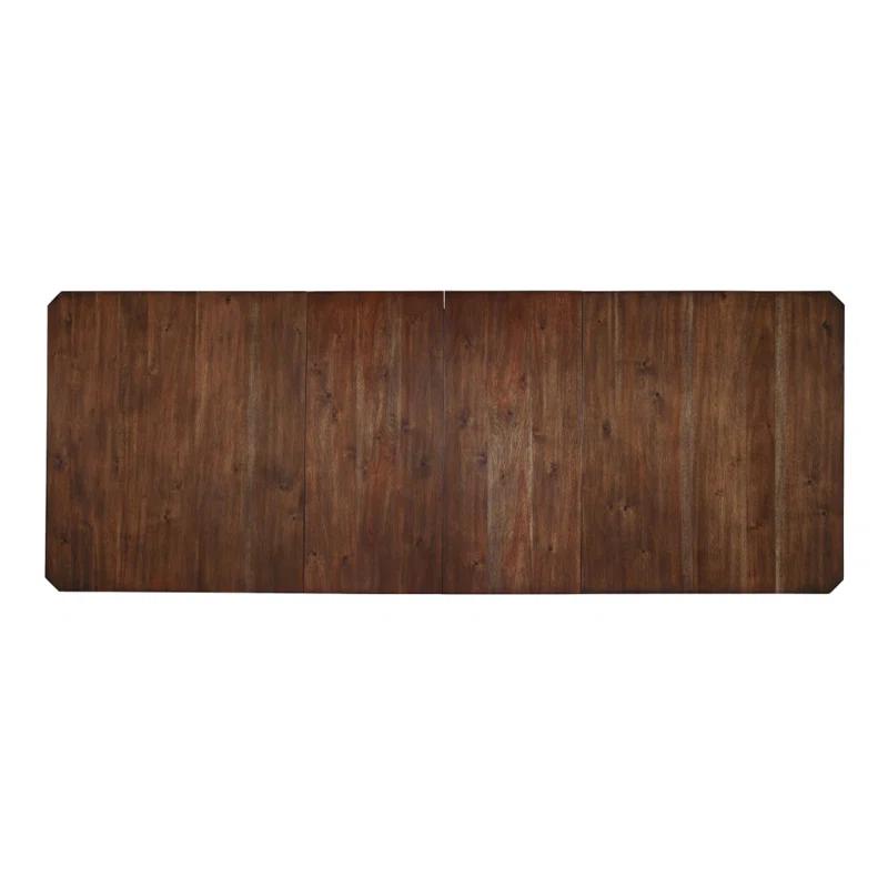 Extendable Solid Wood Top Dining Table