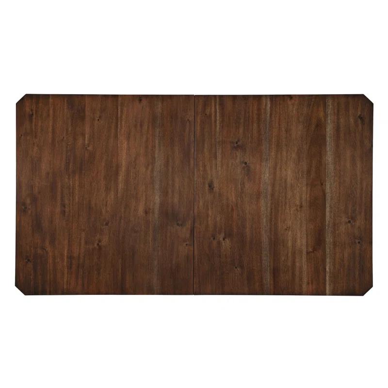 Extendable Solid Wood Top Dining Table