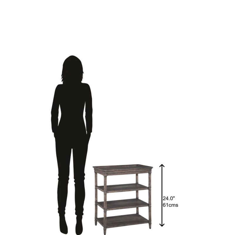 Hekman Three-Shelf Lamp Table 23507 Lincoln Park