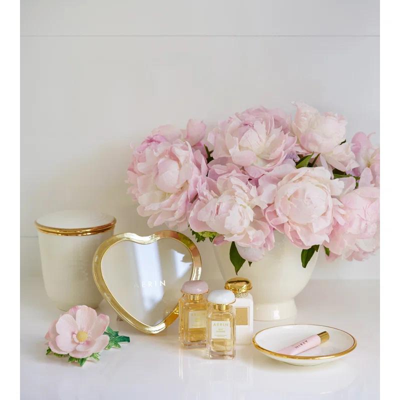 Savoy Orange Blossom Scented Jar Candle with Ceramic Holder