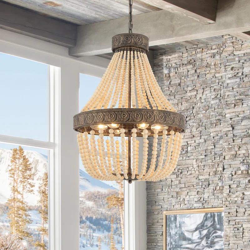 6 - Light Unique / Statement Empire Chandelier