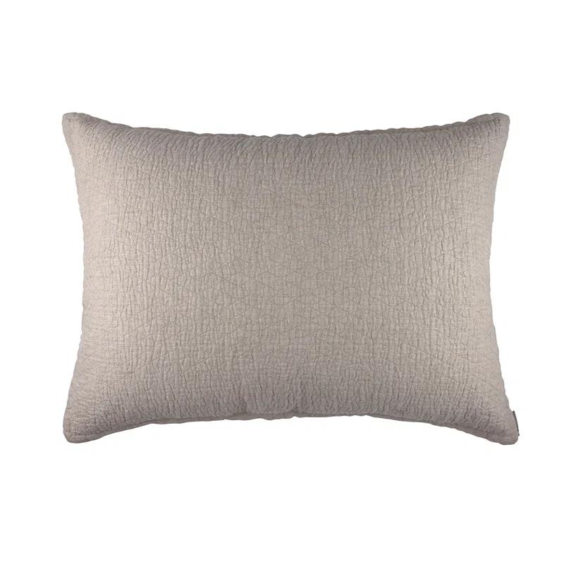 Natural Diamond Quilted Luxe Euro Feather Pillow