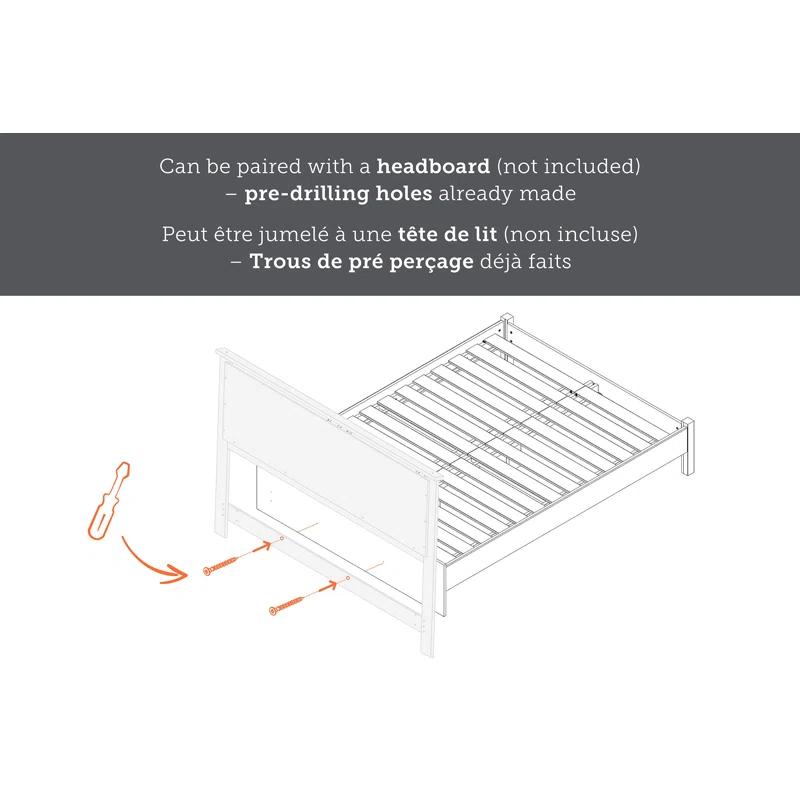 Holland Queen Size Platform Bed