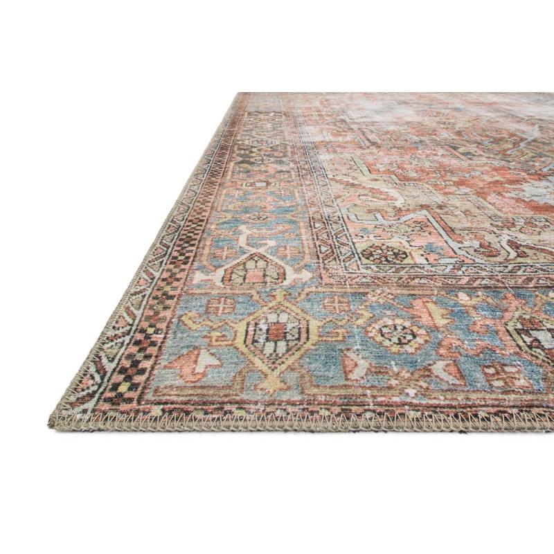 Terracotta Sky Traditional Trellis 7'6" x 9'6" Hand-knotted Area Rug