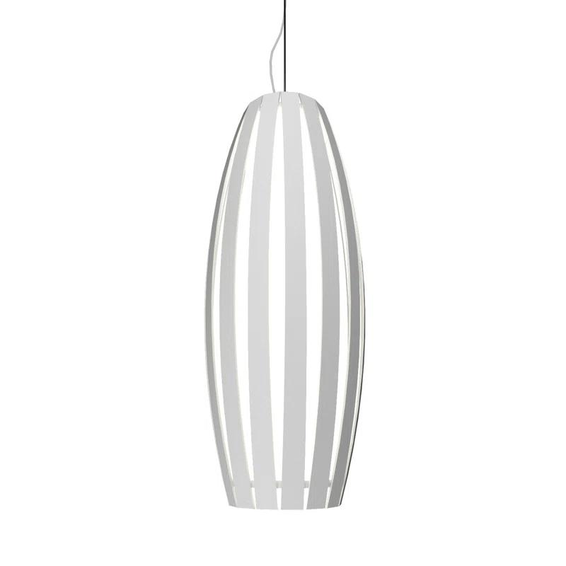 American Walnut Indoor/Outdoor Mini Geometric Pendant Light