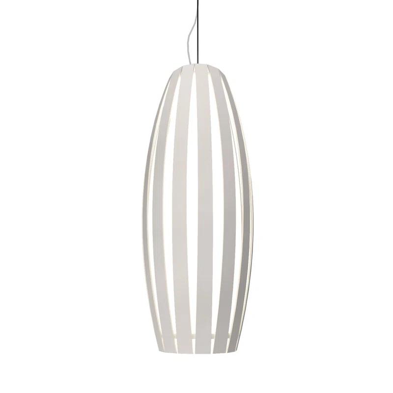 American Walnut Indoor/Outdoor Mini Geometric Pendant Light