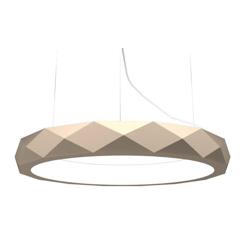 1 - Light Unique Drum LED Pendant