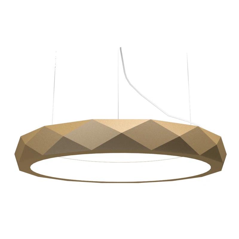 1 - Light Unique Drum LED Pendant