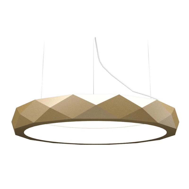 1 - Light Unique Drum LED Pendant