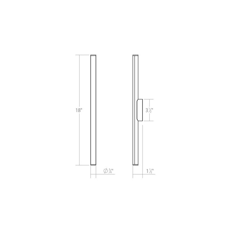 SONNEMAN Fino Dimmable LED Bath Bar