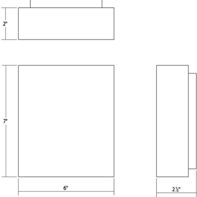 Inside-Out Aluminum LED Wall Light
