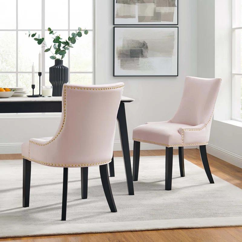 Marquis Performance Velvet Dining Chairs by Modway (Set of 2)