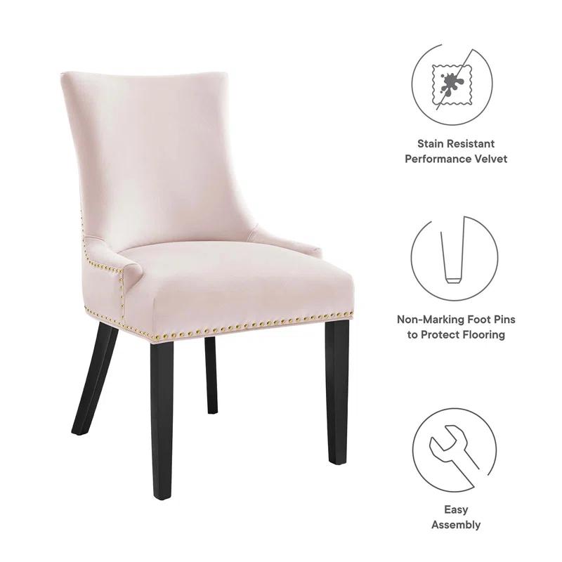Marquis Performance Velvet Dining Chairs by Modway (Set of 2)