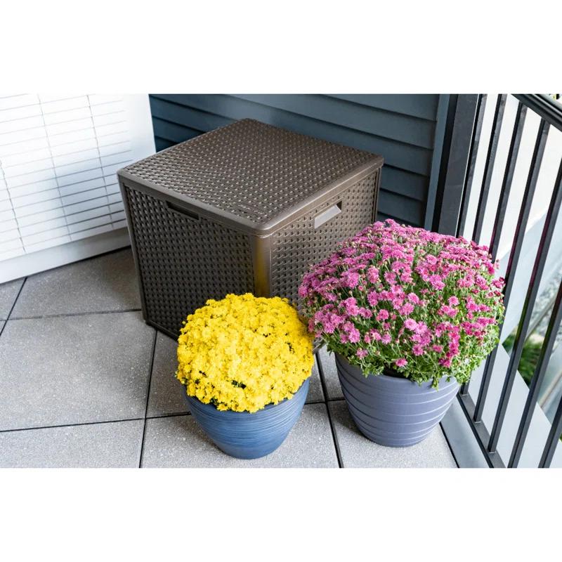 Suncast Suncast 26.75'' W 60 Gallons Water Resistant Resin Lockable Deck Box