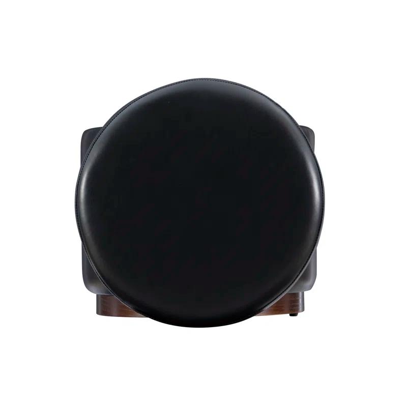Wade Logan® Addilynne Faux Leather Ottoman