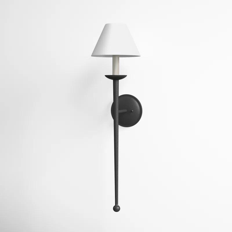 Lovato Single Light Iron Dimmable Wallchiere