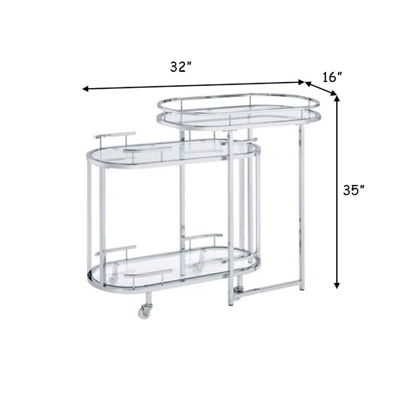 Benjara Bar Cart | Wayfair