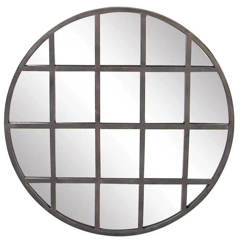 Paneled Modern & Contemporary Accent Mirror