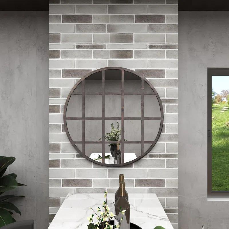 Paneled Modern & Contemporary Accent Mirror