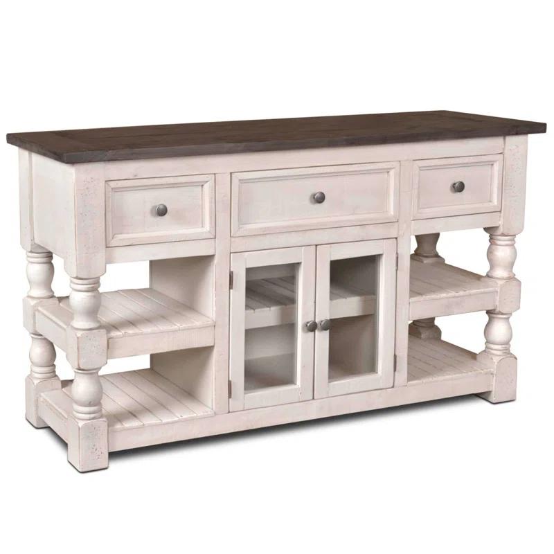 Sunset Trading Rustic French Console Table