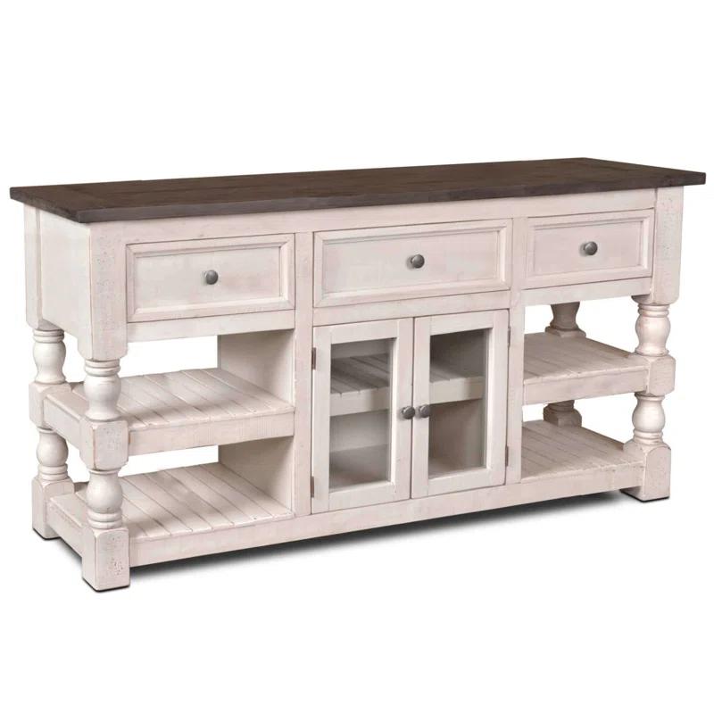 Sunset Trading Rustic French Console Table