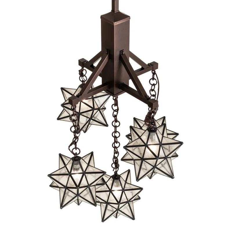 Moravian 5 - Light Dimmable Chandelier