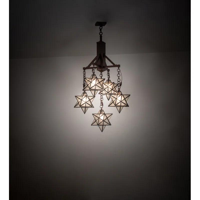 Moravian 5 - Light Dimmable Chandelier