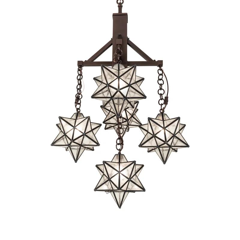 Moravian 5 - Light Dimmable Chandelier