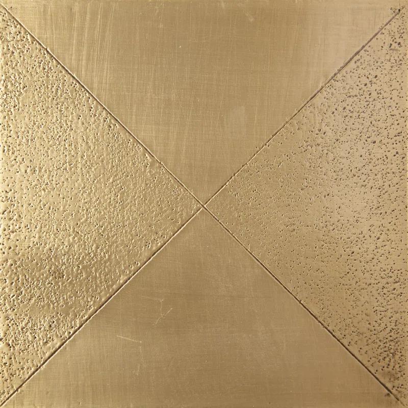 Global Views Triangle Cabinet-Brass