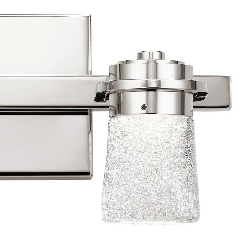 Elan Vada 6 1/4"H Polished Nickel 2-Light LED Wall Sconce