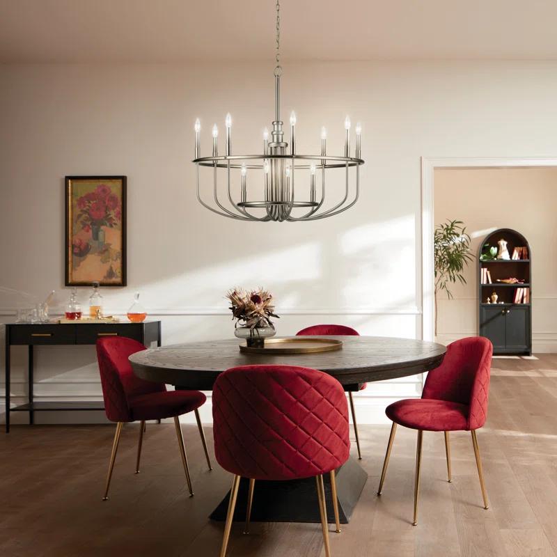 Kuzey 12 - Light Wagon Wheel Chandelier