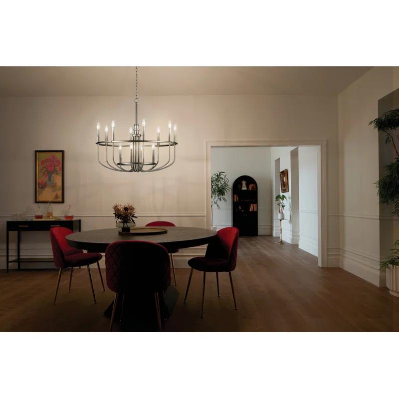Kuzey 12 - Light Wagon Wheel Chandelier