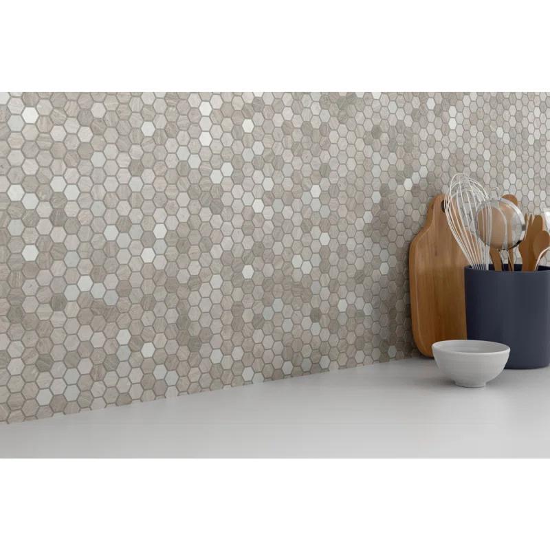 Natural Stone Mosaic Honeycomb Wall & Floor Tile