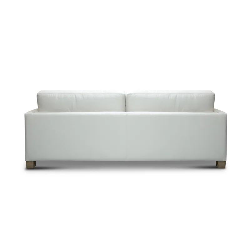 Hello Sofa Home 90'' Leather Sofa