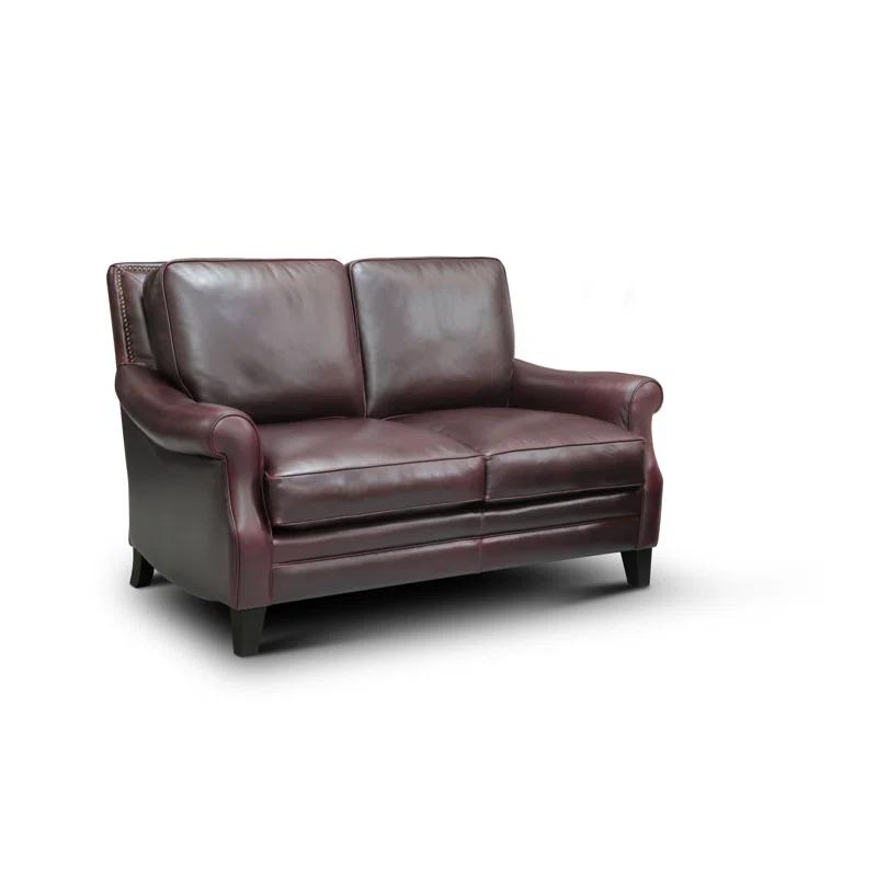 72'' Leather Loveseat