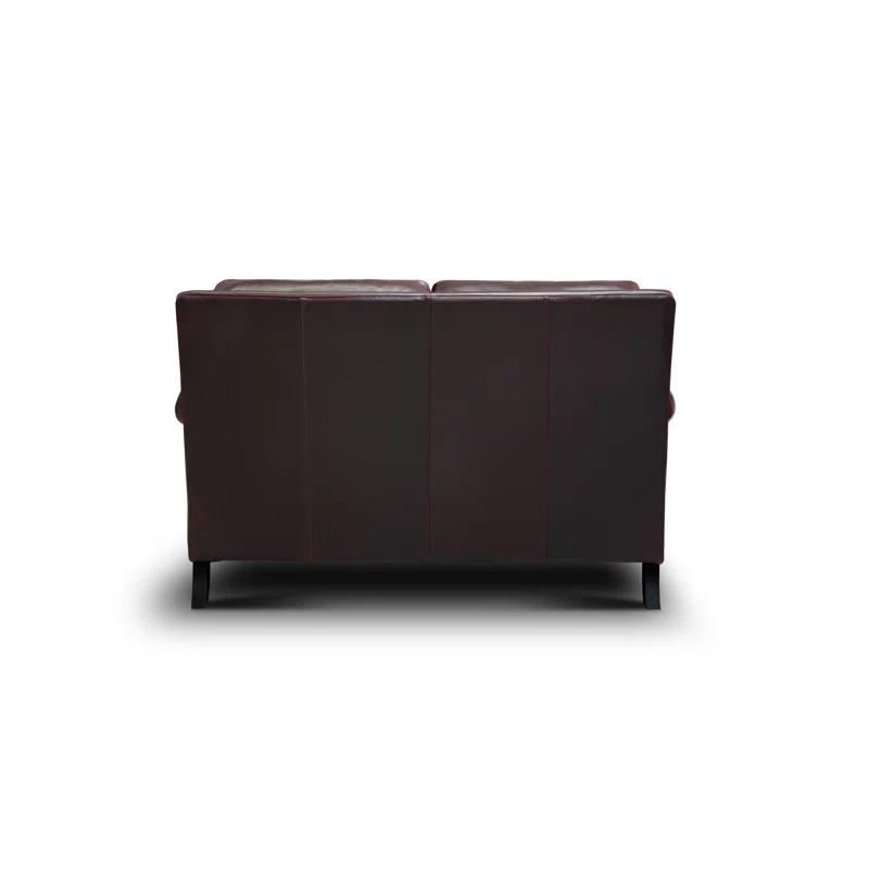 72'' Leather Loveseat