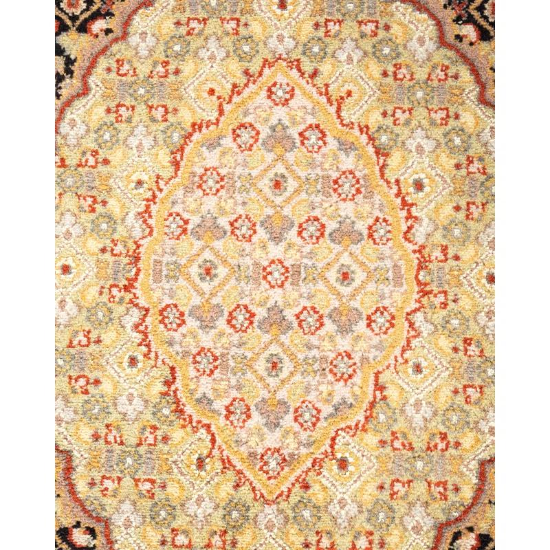 Hand-Knotted Ivory Wool Oriental 8' x 10' Area Rug