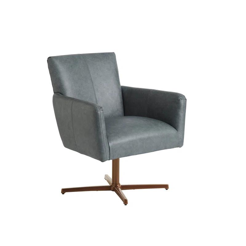 Barclay Butera Barclay Butera Upholstery Leather Swivel Armchair