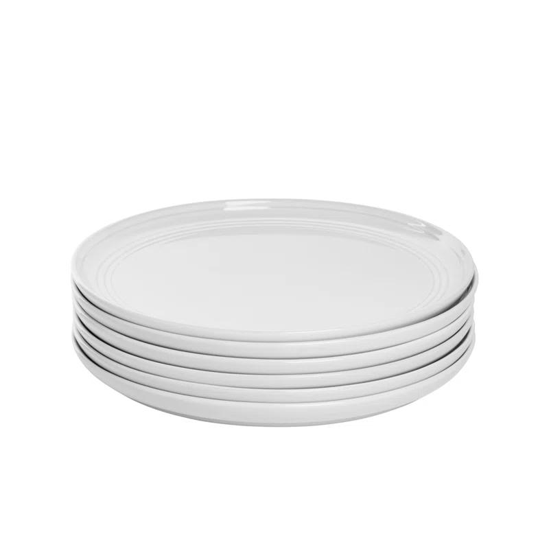Ten Strawberry Street Double Line 10.5" Dinner Plate (Set of 6)