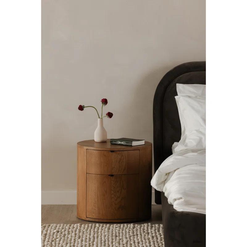 Kono 2-Drawer Nightstand - Natural