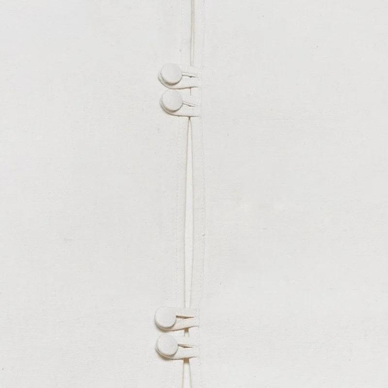 Arcadia Home Handmade Christmas Tree Skirt in Recycled Wool - Cream Ruffled Flower Border - 60" | Perigold