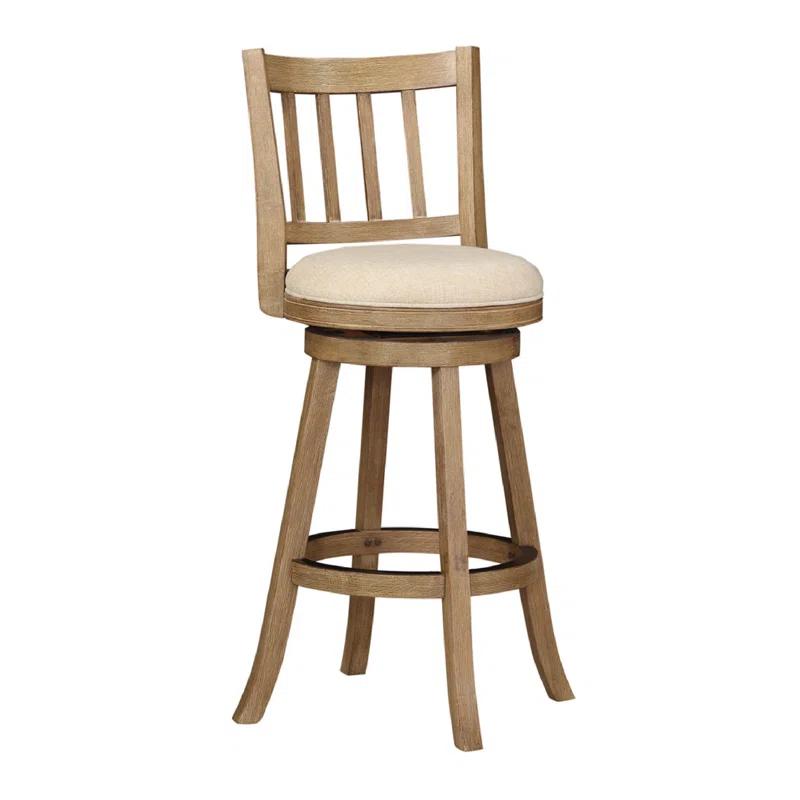 Swivel Solid Wood Counter Stool