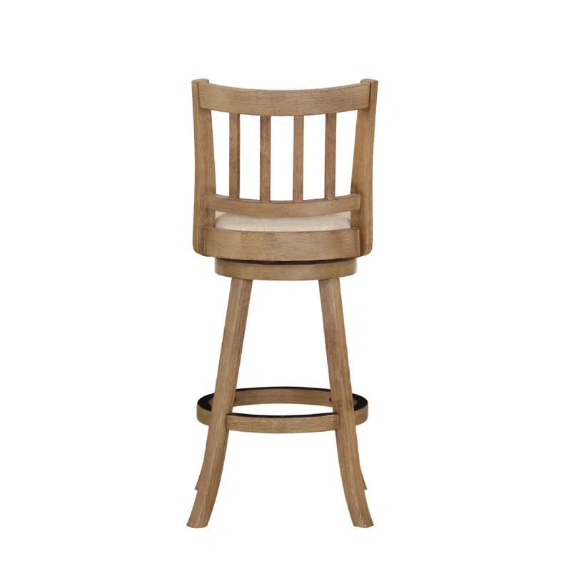 Swivel Solid Wood Counter Stool